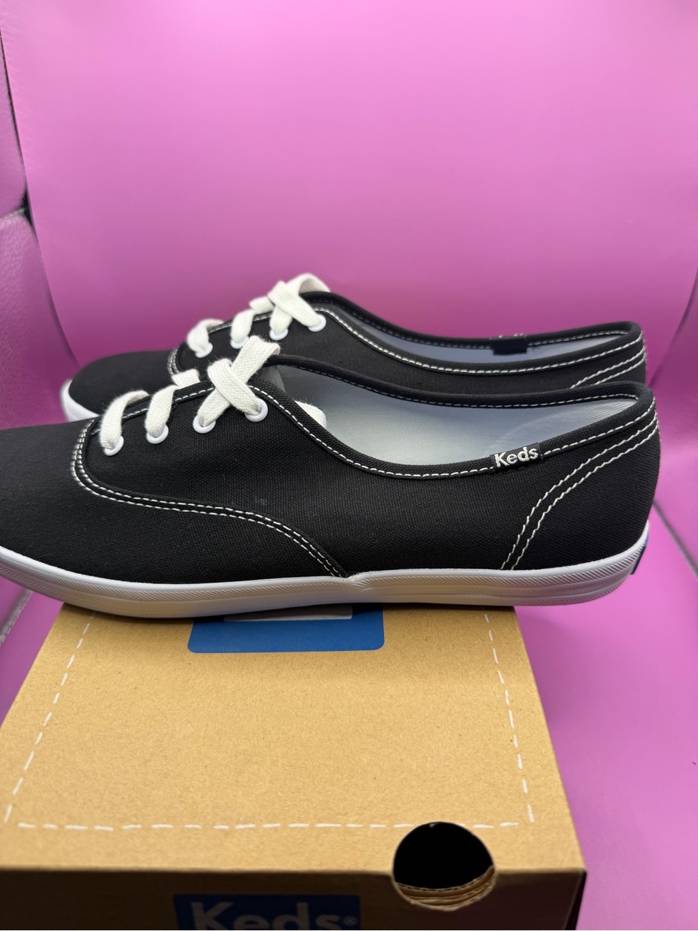 Keds Champion Black Canvas size 9 - Picture 3 of 8